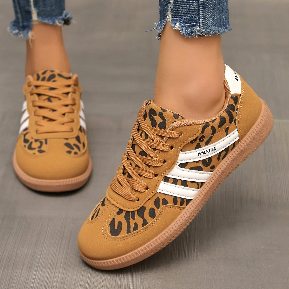 Dames Sneakers – Luxe Platte Instapschoenen, Lichtgewicht & Comfortabel