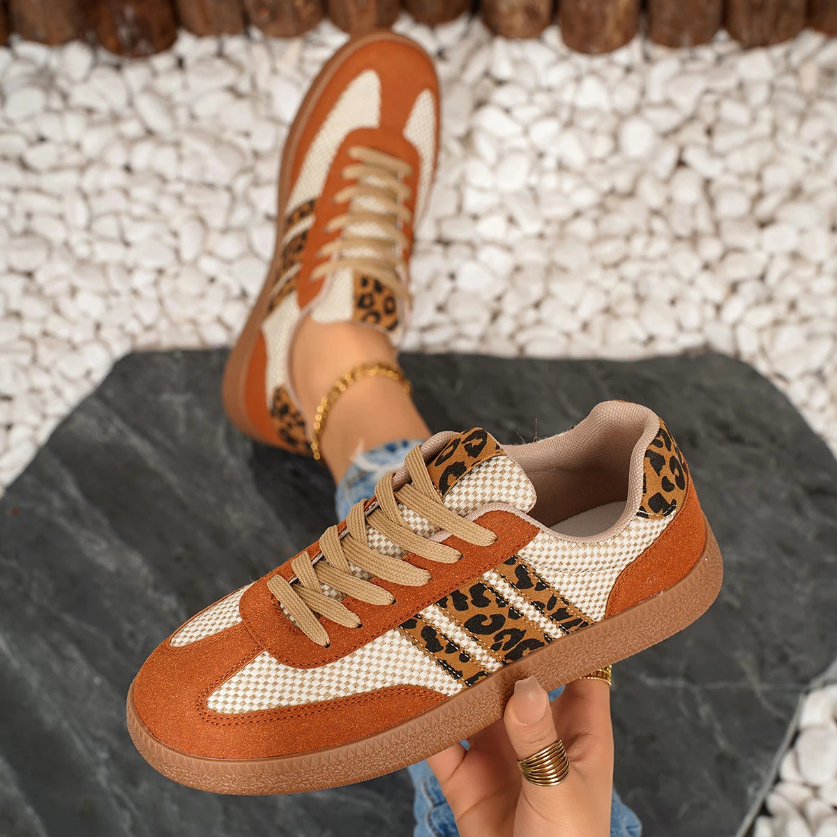 Panter Print Sneakers – Luxe, Comfort & Casual