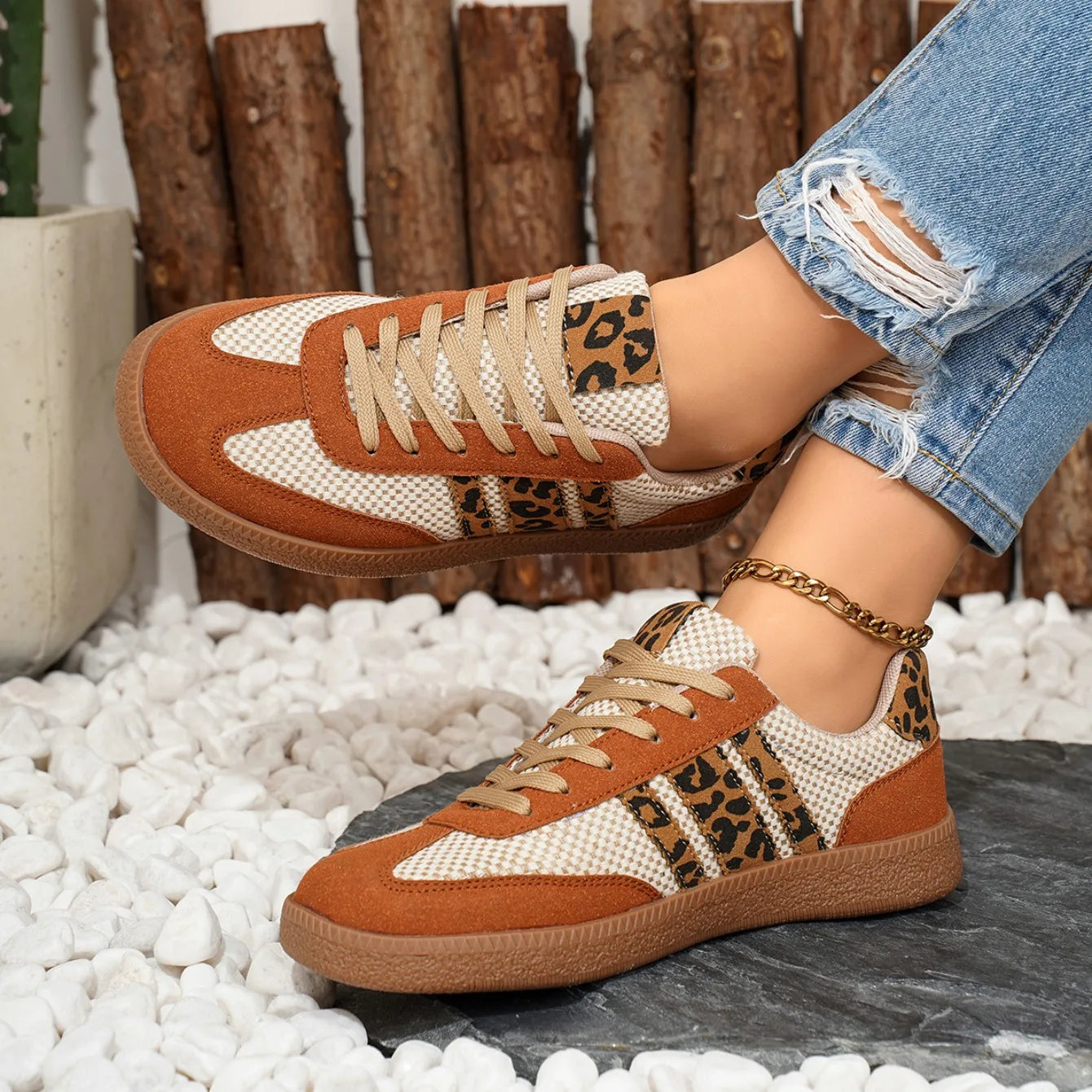 Panter Print Sneakers – Luxe, Comfort & Casual